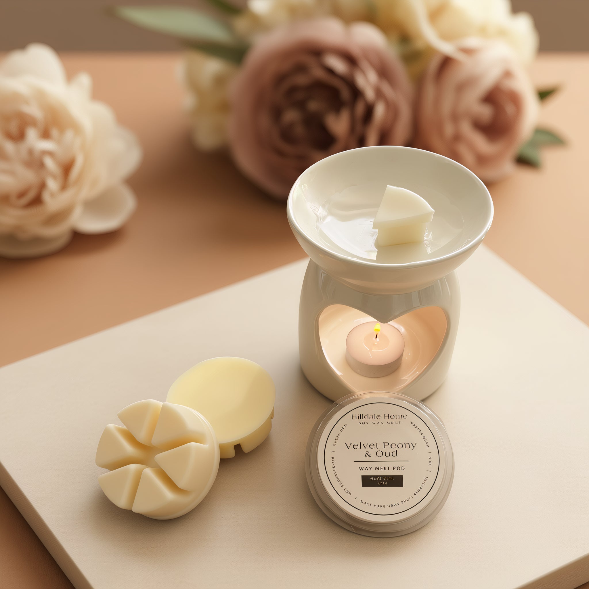 Velvet Peony & Oud - Wax Melts Pod