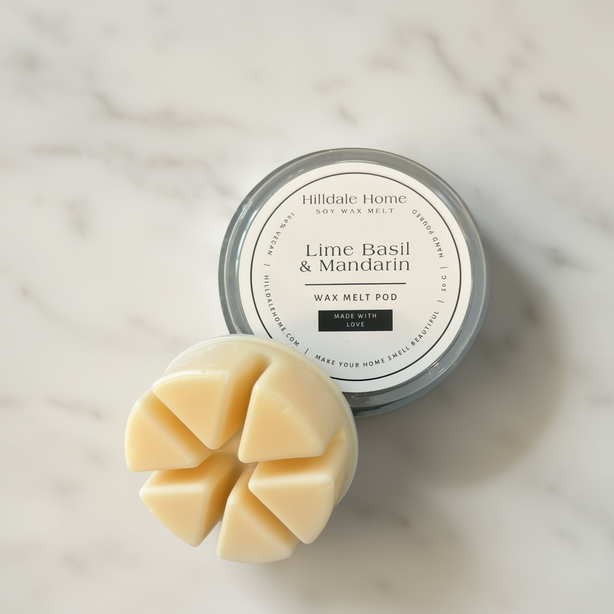Lime, Basil, & Mandarin Wax Melts Pod