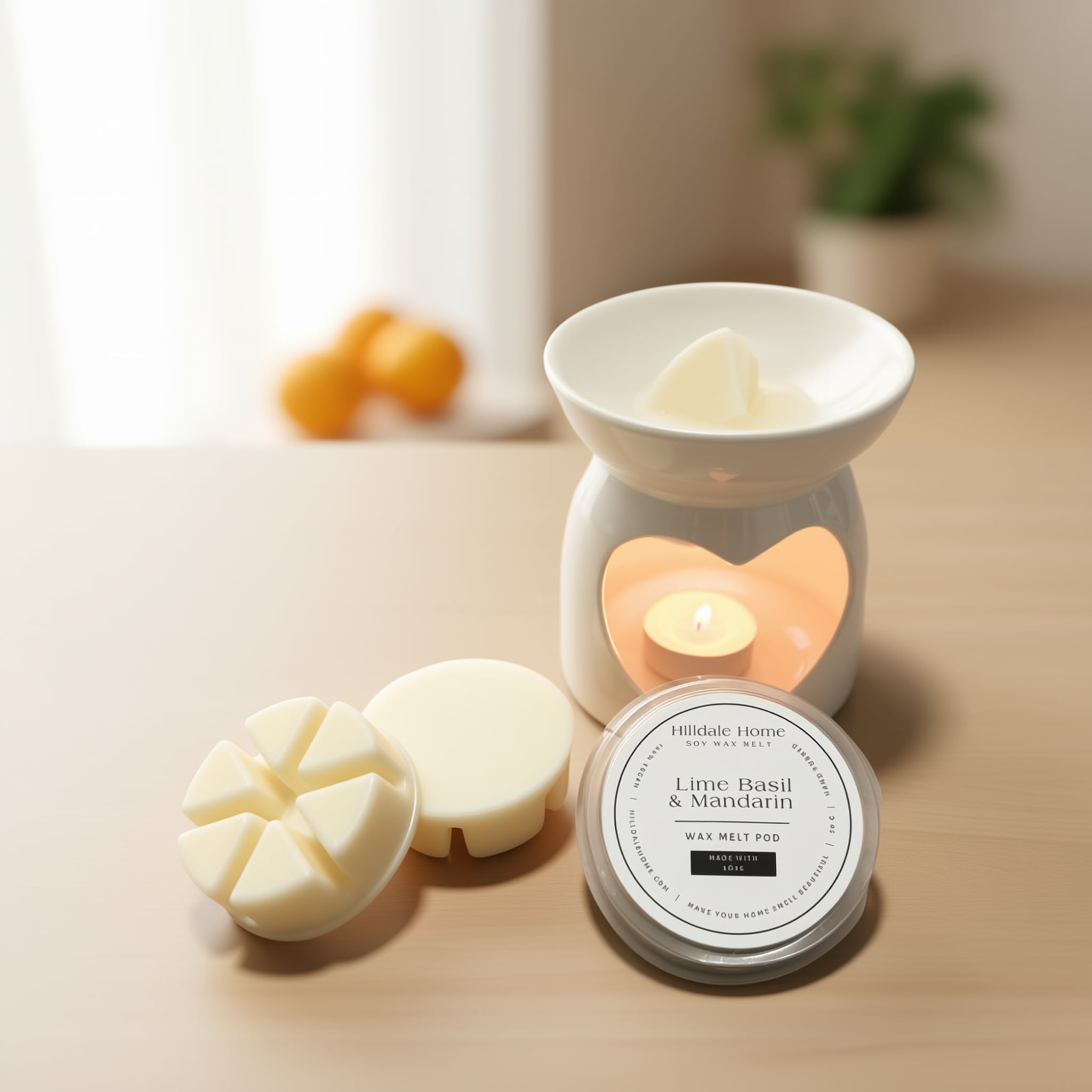 Lime, Basil, & Mandarin Wax Melts Pod