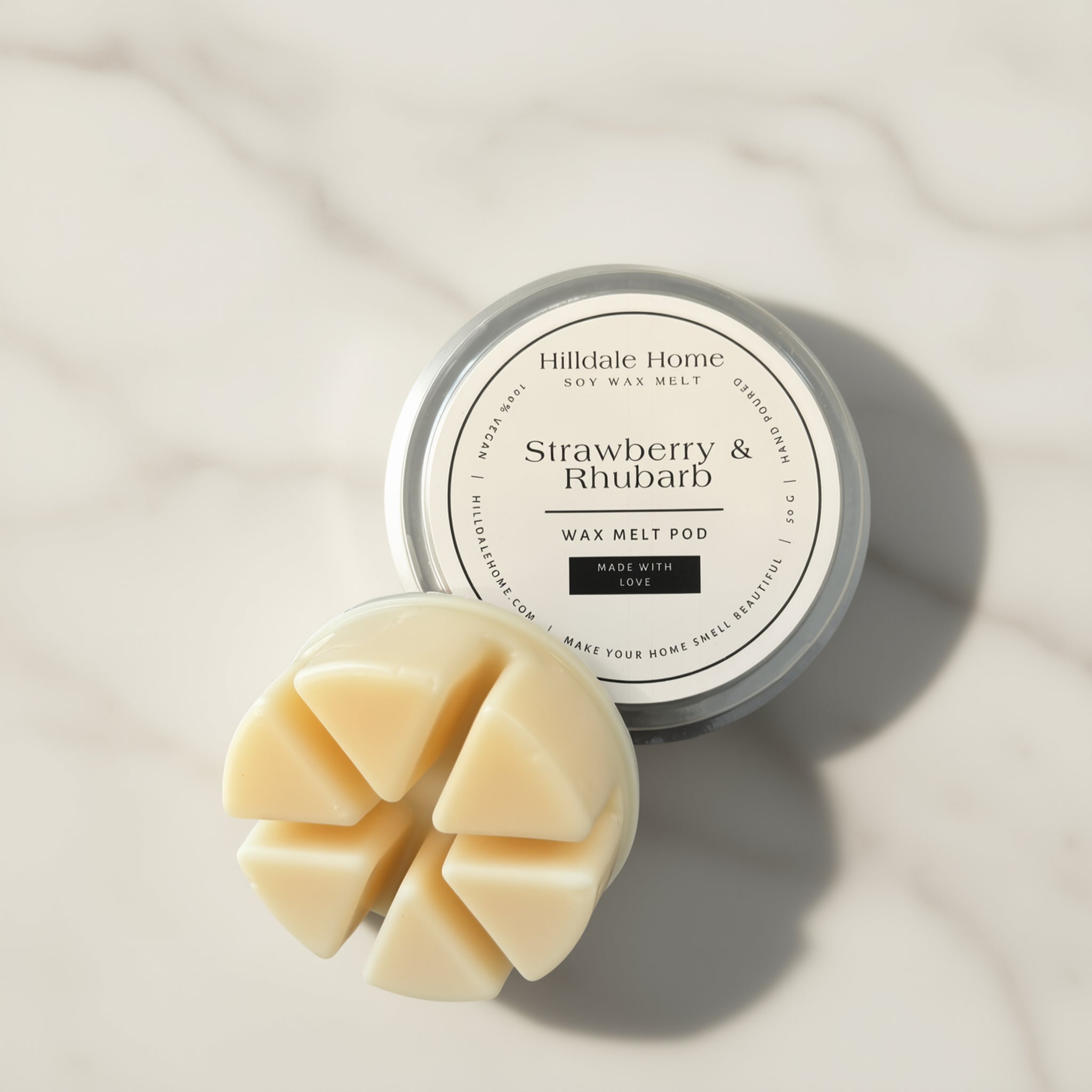 Strawberry & Rhubarb Wax Melts Pod