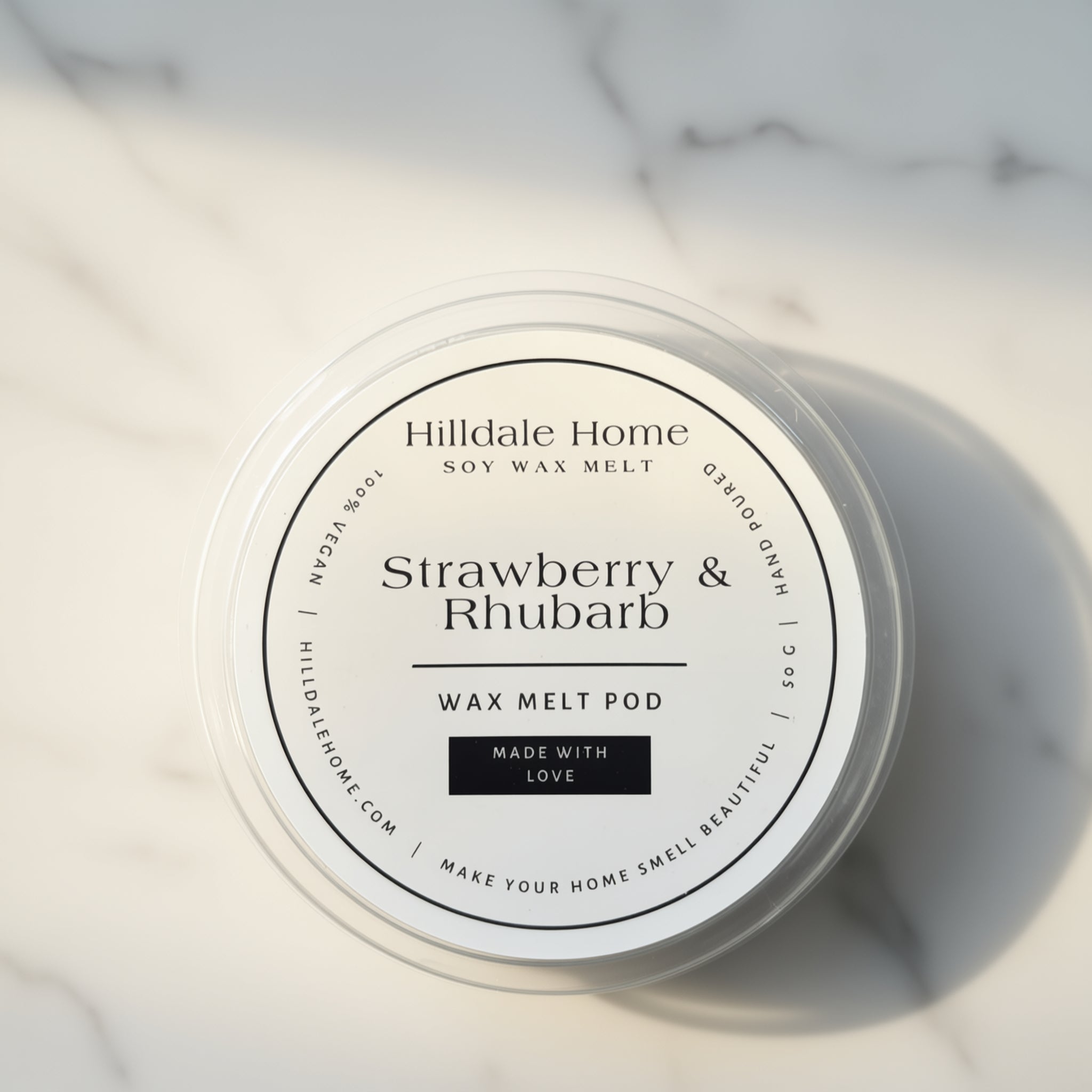 Strawberry & Rhubarb Wax Melts Pod