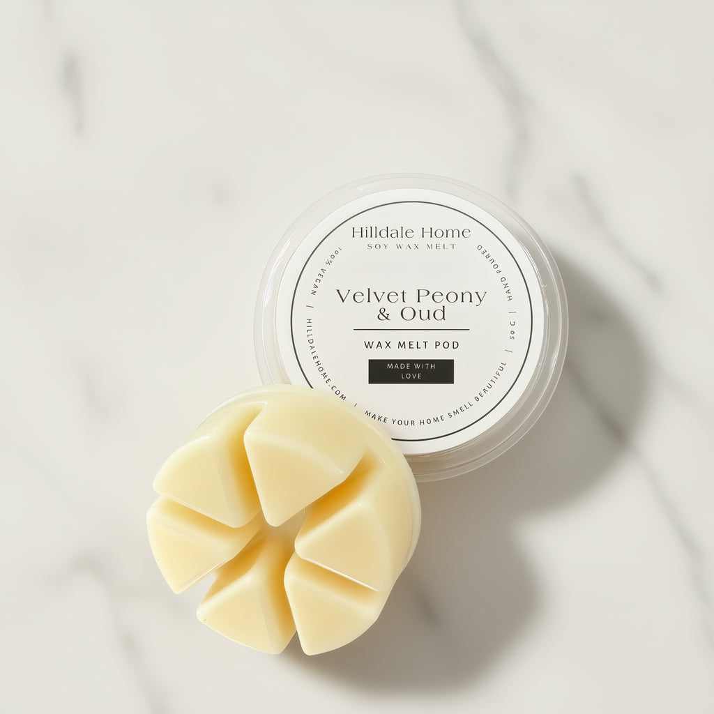 Velvet Peony & Oud - Wax Melts Pod