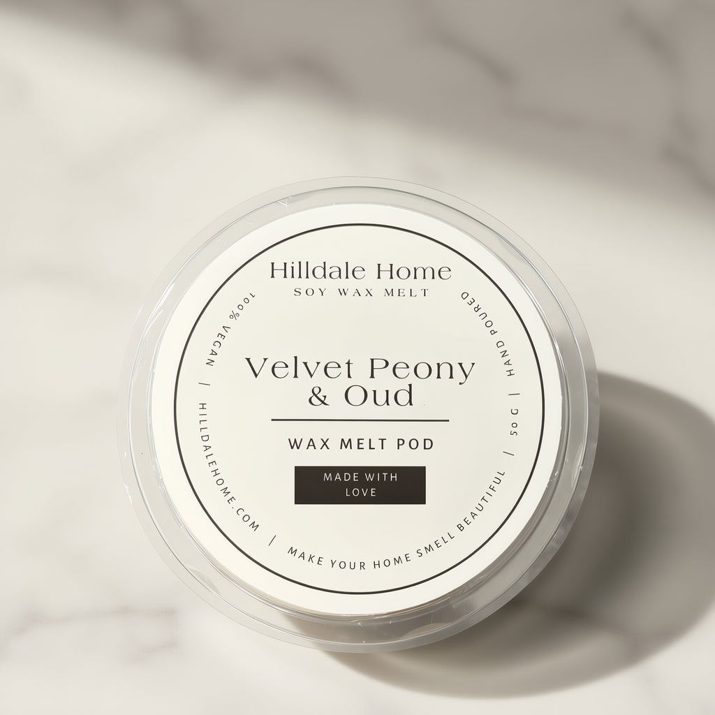 Velvet Peony & Oud - Wax Melts Pod