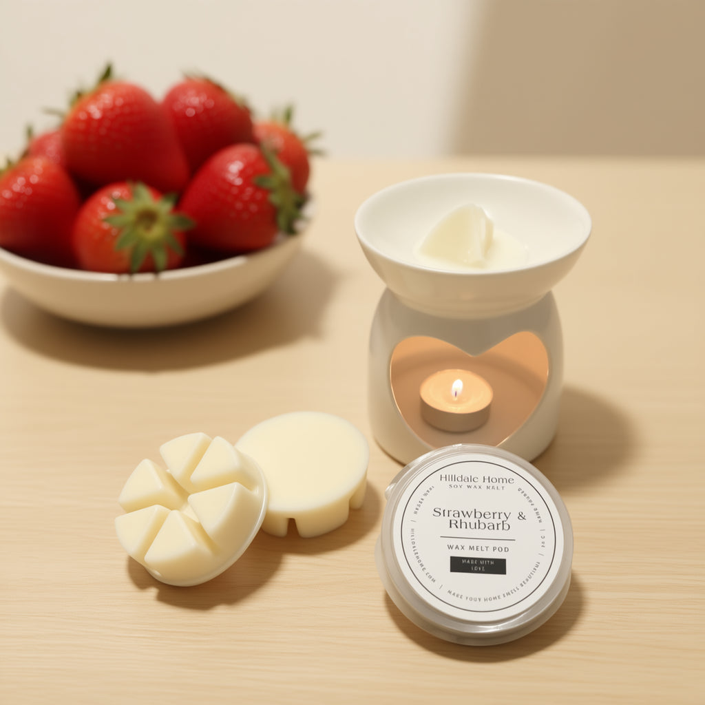 Strawberry & Rhubarb Wax Melts Pod