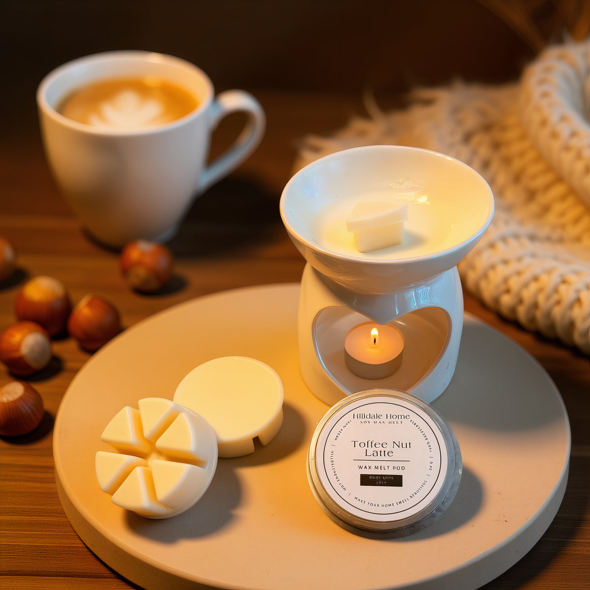 NEW - Toffee Nut Latte Wax Melts Pod
